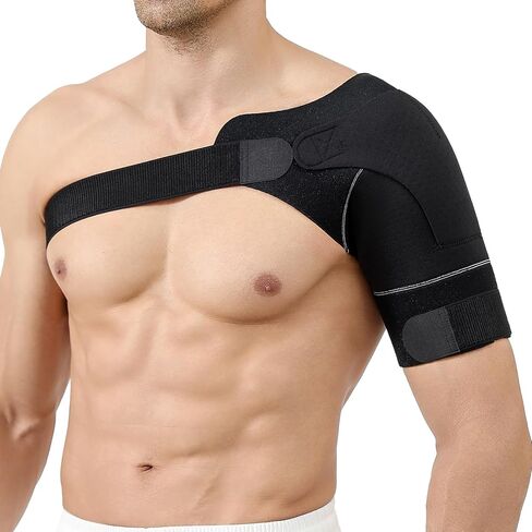 SUJAYU Shoulder Brace for Men Women, Adjustable Arm Sling Shoulder Immobilizer Arm Cuff Pads, Shoulder Support Brace Pain Relief Compression Sleeve for Arm in Kuwait