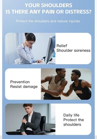 SUJAYU Shoulder Brace for Men Women, Adjustable Arm Sling Shoulder Immobilizer Arm Cuff Pads, Shoulder Support Brace Pain Relief Compression Sleeve for Arm in Kuwait