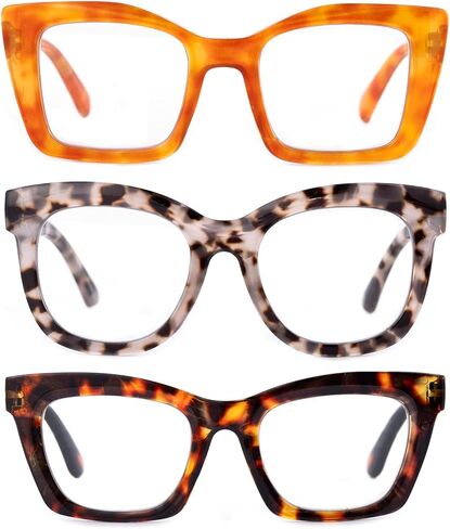 Oversized Reading Glasses for Women Men Fashion Computer Readers Spring Hinge Eyeglasses in Saudi Arabia
