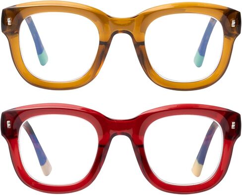 Oversized Reading Glasses for Women Men Fashion Computer Readers Spring Hinge Eyeglasses in Saudi Arabia