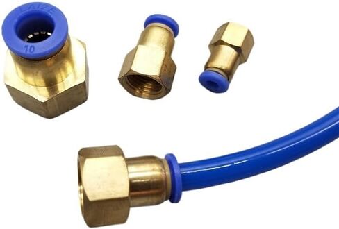 1 قطعة قياس الضغط وصلة أنابيب الهواء 6 8 10 12 مللي متر خرطوم أنبوب M14x1.5 M20x1.5 أنثى الموضوع النحاس هوائي موصل سريع مشترك (10 مللي متر-M20x1.5) تركيبات سباكة in Kuwait