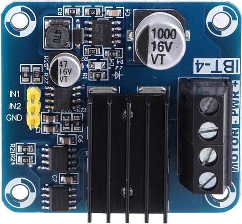 H Bridge Motor Driver Module, 50A High Current MOSFET Motor Driver, PWM Signal Isolation Module with Forward Reverse Rotation, Ideal for Microcontroller 5V to 15V in Kuwait