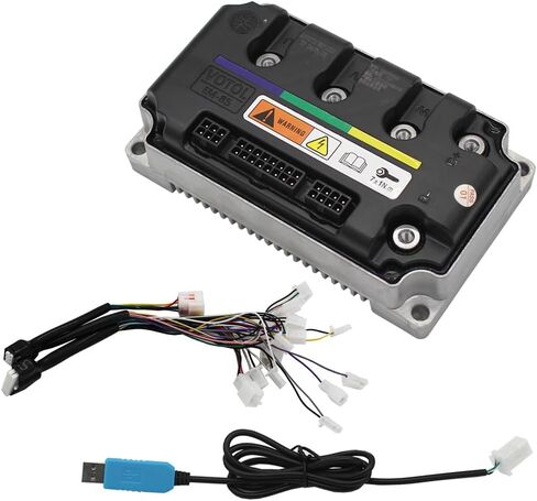 VOTOL EM85 Programmable 48V 60V 72V 85A72300S Sine Wave Controller Suitable for Electric Scooter 1000W-2000W Motor Controller in Kuwait