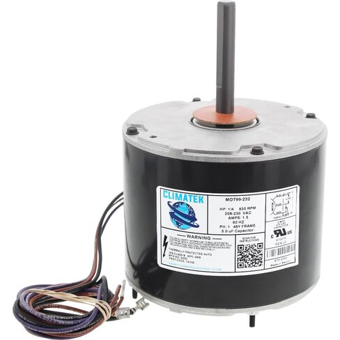 YDK-1080S84062-01 - ClimaTek Upgraded 1/4 HP Condenser Fan Motor Directly Replaces Zhongshan Broad-Ocean in Kuwait