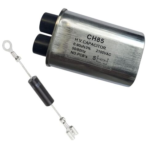 WB27X10011 Microwave Capacitor 0.90uf and WB27X10597 Microwave Diode Compatible with Top Brands Replaces with 4583666, 5304491606, W10492276, WPW10492276 in Kuwait