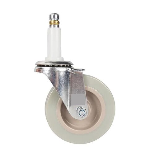 Lightweight 3-inch PVC Gray Swivel Casters with Copper Ring M11X50 Stem 4Pcs in Kuwait