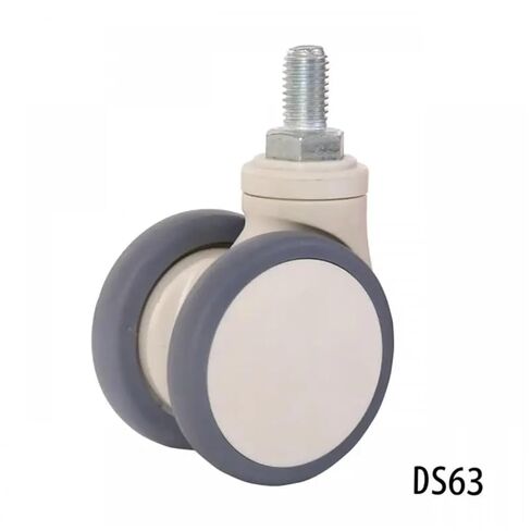 2.5 Inch M12/m22 Universal Wheel Silent Center Control Caster Bed Brake Rubber 4Pcs(M12x20mm-Universal) in Kuwait