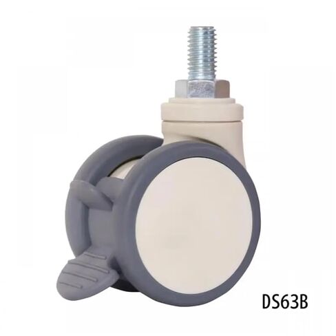 2.5 Inch M12/m22 Universal Wheel Silent Center Control Caster Bed Brake Rubber 4Pcs(M12x20mm-Universal) in Kuwait