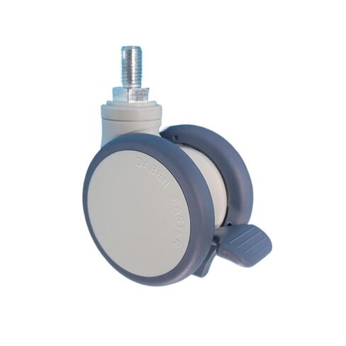 2.5 Inch M12/m22 Universal Wheel Silent Center Control Caster Bed Brake Rubber 4Pcs(M12x20mm-Universal) in Kuwait