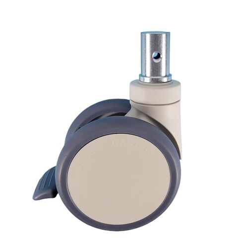 2.5 Inch M12/m22 Universal Wheel Silent Center Control Caster Bed Brake Rubber 4Pcs(M12x20mm-Universal) in Kuwait