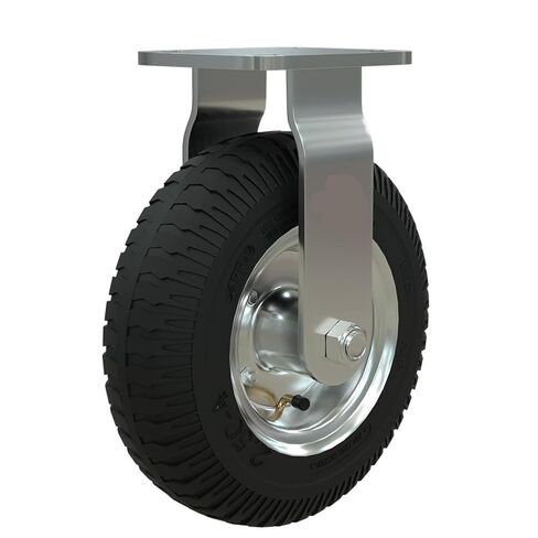 8-Inch Inflatable Rubber Directional Wheel Caster 1Pcs in Kuwait
