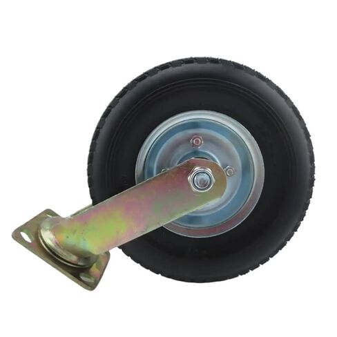 8-Inch Inflatable Rubber Directional Wheel Caster 1Pcs in Kuwait