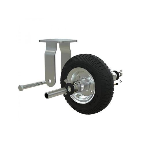 8-Inch Inflatable Rubber Directional Wheel Caster 1Pcs in Kuwait