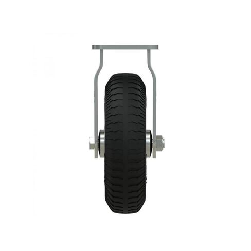 8-Inch Inflatable Rubber Directional Wheel Caster 1Pcs in Kuwait