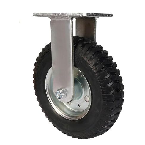 8-Inch Inflatable Rubber Directional Wheel Caster 1Pcs in Kuwait