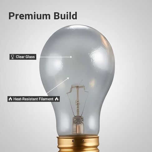 Food Warming Heat Lamp Bulb, 40W Shatterproof Replacement Compatible with Hatco 02.30.265 – Safety-Coated Shatter-Resistant Heat Lamp Light Bulb – 02.30.265.00, 02.30.265, 02.30.265.12 4-Pack in Kuwait