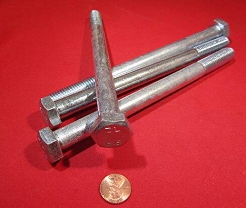 8.8 مسامير فولاذية زنكية M14 × 2 مم × 180 مم طويلة PT 4 قطع in Kuwait