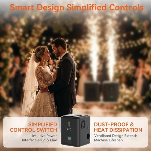 Mini Wedding Event Stage Light Machine with Remote Control，6-10 ft Vertical Light for Weddings, Stage Events, Birthday Parties, Prom Nights (Not Include Material) in Kuwait