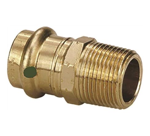 محول Viega 79230 ProPress Zero Lead Bronze مع ذكر 3/4 بوصة × 3/4 بوصة P x ذكر NPT، من Viega in Kuwait