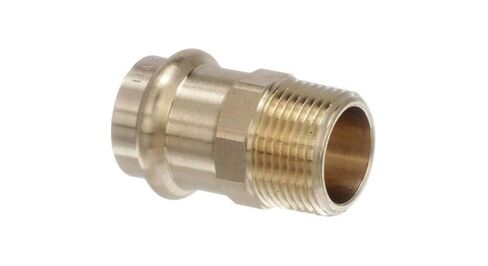 محول Viega 79230 ProPress Zero Lead Bronze مع ذكر 3/4 بوصة × 3/4 بوصة P x ذكر NPT، من Viega in Kuwait