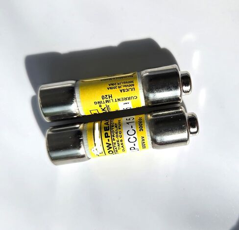 ثنائي العنصر الوقت تأخير الصمامات LP-CC-15 LP-CC 15A 600Vac فئة Cc الحالي الحد من رفض خرطوشة الصمامات 2 حزمة in Kuwait