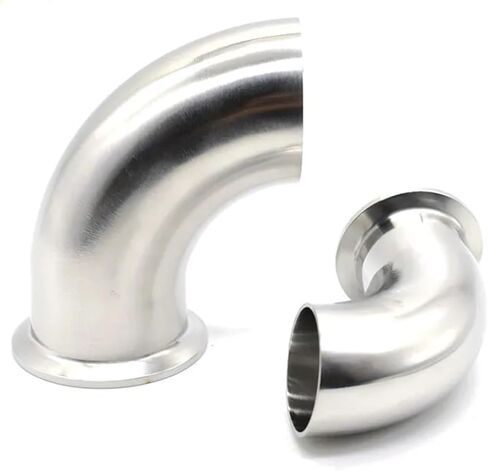 1pc 38mm 51mm Pipe OD Butt Weld x 1.5" 2" Tri Clamp SS304 Stainless Steel 90 Degree Elbow Pipe Fitting Home Brew Beer Wine(89mm x ferrule 106) Plumbing Fittings in Kuwait