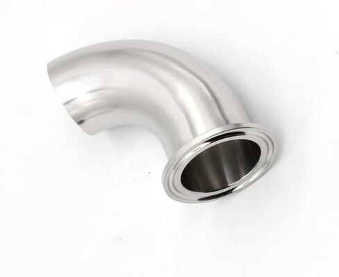 1pc 38mm 51mm Pipe OD Butt Weld x 1.5" 2" Tri Clamp SS304 Stainless Steel 90 Degree Elbow Pipe Fitting Home Brew Beer Wine(89mm x ferrule 106) Plumbing Fittings in Kuwait