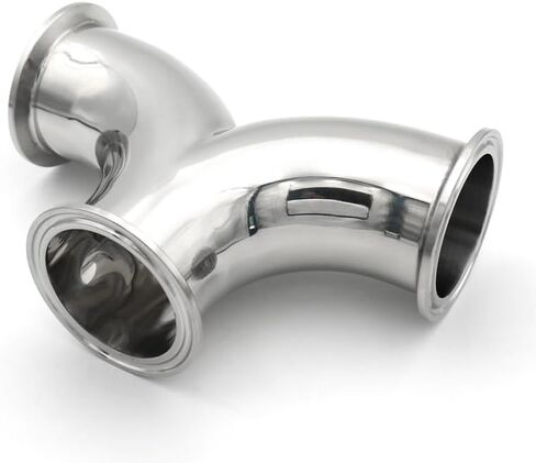 1.5 "2" ثلاثي المشبك تي Y نوع SS304/316L تركيب أنابيب الفولاذ المقاوم للصدأ مزدوج الكوع أنبوب OD 38 51 مللي متر البيرة (2 بوصة ، SS316L) تركيبات سباكة in Kuwait
