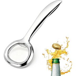 Ugotit Beer Bottle Opener, Heavy Duty Manual Bartender Bottle Opener, Rust-Proof Cool Craft Beer Gift for Home Bar, Camping, Wedding & Bar Accessories, Zinc Alloy in Saudi Arabia