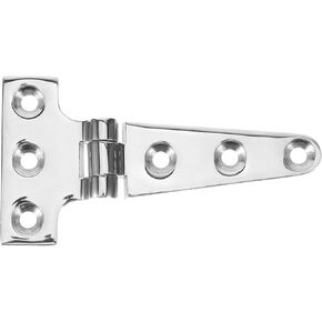 Alipis Galvanized Steel T Strap Hinge 100x54x4.8mm Stainless Steel Cast for Barn Doors, Wooden Fence Gates, and Kitchen Cabinet Hinges, Heavy Duty Decorative T-Hinge for Storage and Shed in Kuwait