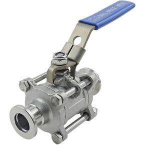 KF50 High Vacuum 3-Pieces Manual Ball Valve 304 Stainless Steel Helium leak detection Vacuum Flange IHNIEAEW in Kuwait