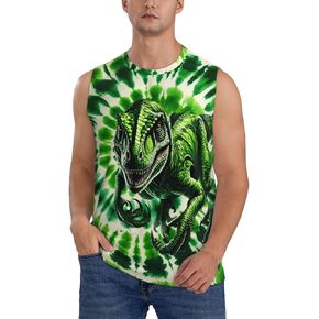 Unisex Adult Tie Dye Tank Top for Men Women Sleeveless Shirts Hippies Tiedye Tee Tshirt in Saudi Arabia