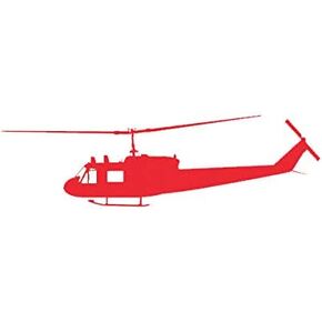 EW Designs UH-1 Iroquois Huey Sticker Decal Vinyl Helicopter Copter Bumper Sticker Vinyl Sticker Car Truck Decal 5" in Kuwait