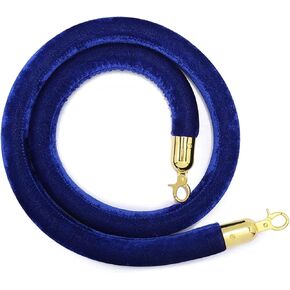 Wcxixo Velvet Hanging Rope Crowd Control Rope, 2 Ft/ 3 Ft/ 4 Ft/ 5 Ft Long VIP Stanchion Rope, Queue Barriers Cord for Hotel Celebration in Kuwait