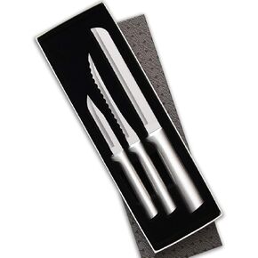 Rada Cutlery Sensational Serrations Gift Set (S54), 3-Piece Knife Set, Stainless Steel Blade, Silver Handle in Kuwait