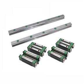 HGR25 300mm-1100mm Linear Guide Rail Kit 2* Guides 4* Blocks+ 4Pcs Grease Nipple(950mm) in Kuwait