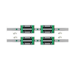 HGR25 300mm-1100mm Linear Guide Rail Kit 2* Guides 4* Blocks+ 4Pcs Grease Nipple(500mm) in Kuwait