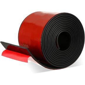Neoprene Adhesive Rubber Strips, Sheets, Rolls 1/8" Thick x 4" Wide x 118" Long Thin Rubber Strips with Adhesive Backing for Gasket Material, DIY Projects in Kuwait