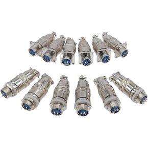 1PCS Connector 12mm XS12 Quick Push-Pull Round Square Socket 2-7 Pin 3A 400V Male Female(Circular 7P) in Kuwait