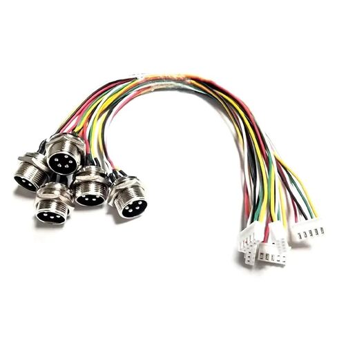 GX12/16/20 إلى XH2.54 سلك المحطة M12 الطيران 2-6Pin ذكر كابل محول الرأس موصل 15-30 سنتيمتر 1 قطعة (GX16 ، 150 مللي متر ، 2P) in Kuwait