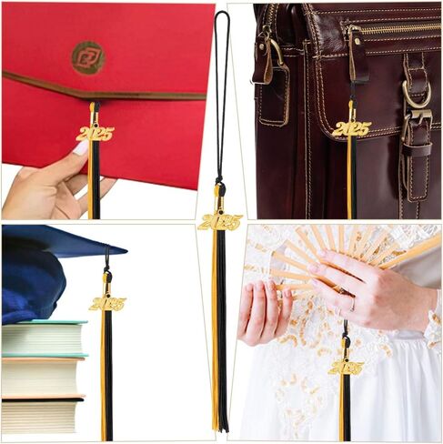 2025 Tassel Graduation,5PCS Graduation Tassel,2025 Tassel Charm,2025 Tassel,Tassels for Graduation Cap 2025,Tassel Charms,Graduation Cap Decorations Kit,Graduation Hat Decoration 9" Red Tassel in Saudi Arabia