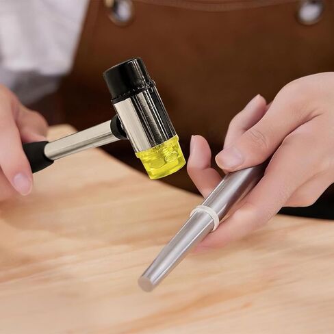 مطرقة مطاطية صغيرة للحرف اليدوية - مطرقة مطاطية صغيرة، مطرقة صغيرة للمجوهرات، الجلود، الحرف اليدوية، الأعمال الخشبية، DIY، تجميع الأثاث، إلخ. in Kuwait