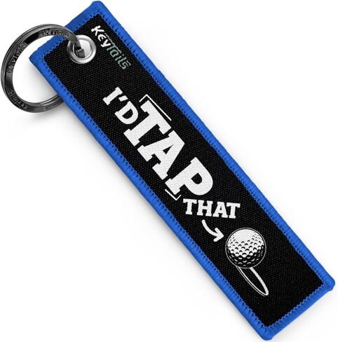 KEYTAILS Keychains, Premium Quality Key Tag for Cars, Trucks, Golf Cart, ATV, UTV [I'd Tap That Golf] in Saudi Arabia