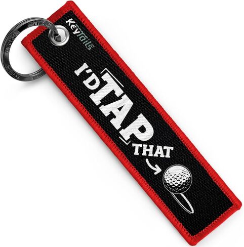 KEYTAILS Keychains, Premium Quality Key Tag for Cars, Trucks, Golf Cart, ATV, UTV [I'd Tap That Golf] in Saudi Arabia
