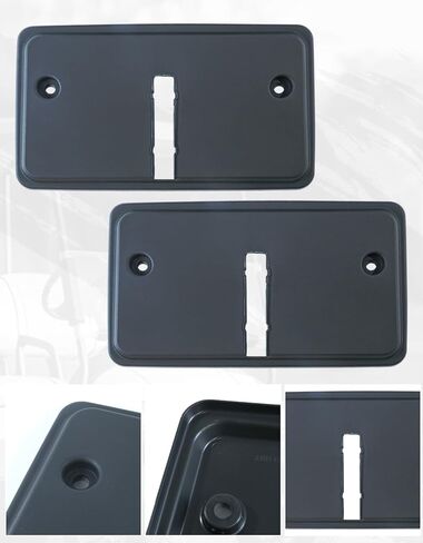 مجموعة غطاء غطاء المقعد الخلفي لعربة الجولف Yamaha G14 G16 G19 G20 G22، قطعتين باللون الأسود، سهلة التركيب in Kuwait
