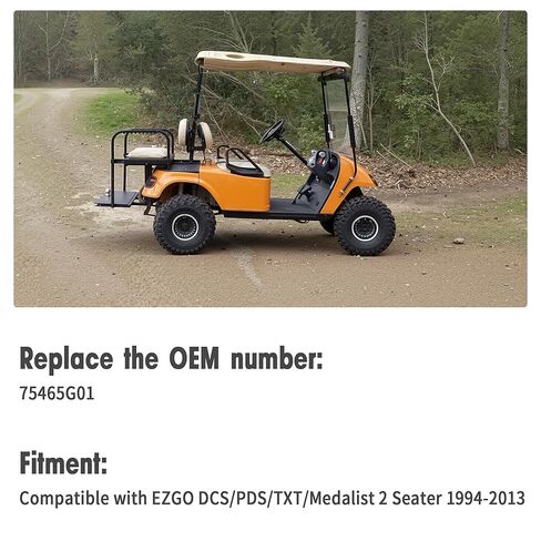 75465G01 75465-G01 مجموعة أدوات عربة الجولف Suntop المتوافقة مع طراز 1994-2013 EZGO DCS/PDS/TXT/Medalist بمقعدين in Kuwait