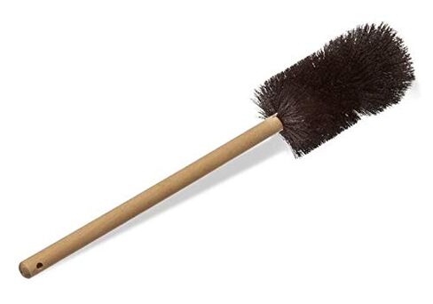 4117 Beaker Brush, Black Nylon, Heavy Double Tufted End, Wood Handle, 3" Diameter, 5" Brush Length, 1" Height, 1" Wide, 16" Length, Borosilicate Glass in Kuwait