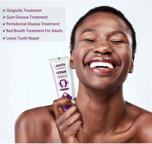 Gingivitis Treatment Toothpaste, Gum Disease Treatment Plaque Remover, Periodontitis Treatment at Home, Gum Repair for Receding Gums Regrowth, Bad Breath Treatment Hydroxyapatite Toothpaste in Kuwait