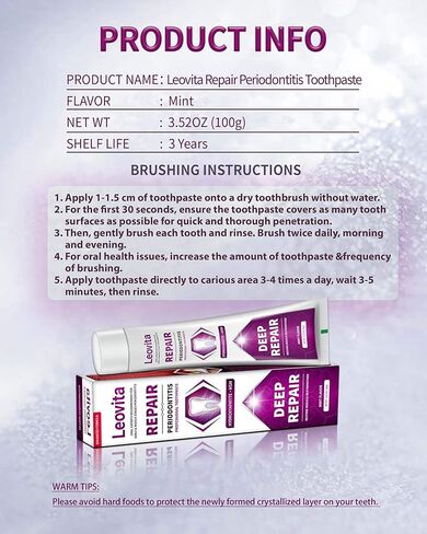Gingivitis Treatment Toothpaste, Gum Disease Treatment Plaque Remover, Periodontitis Treatment at Home, Gum Repair for Receding Gums Regrowth, Bad Breath Treatment Hydroxyapatite Toothpaste in Kuwait