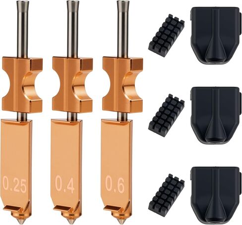 طقم Hotend مطور بقياس 0.4 مم لفوهة Flashforge AD5X، واستبدال جميع الأطراف المعدنية الساخنة/رأس الطباعة، وأطقم الطارد المجمعة للطابعة ثلاثية الأبعاد مع فوهة قابلة للفصل، وقطعتين إضافيتين من جورب السيليكون وفرشتين in Kuwait